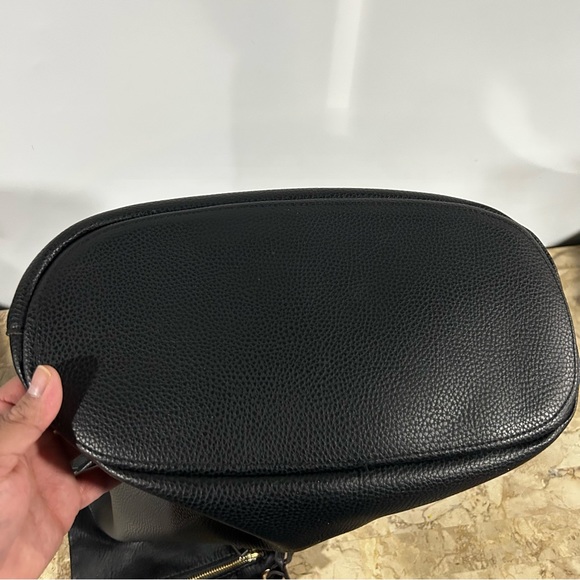 XL Black Tote Bag With Small Coin Purse Attached - Picture 16 of 16